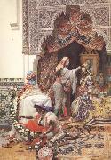 Jose Tapiro y Bara Preparativos del Casamiento de la Hija del cherif en Tanger (mk32) oil painting reproduction